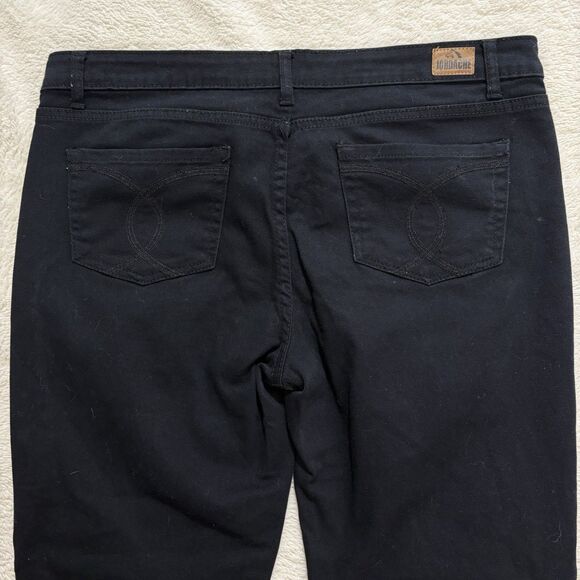 Jordache Denim Jeans Women’s 12 Black Ruby Straight Leg 5 Pocket Denim Casual - Picture 7 of 11